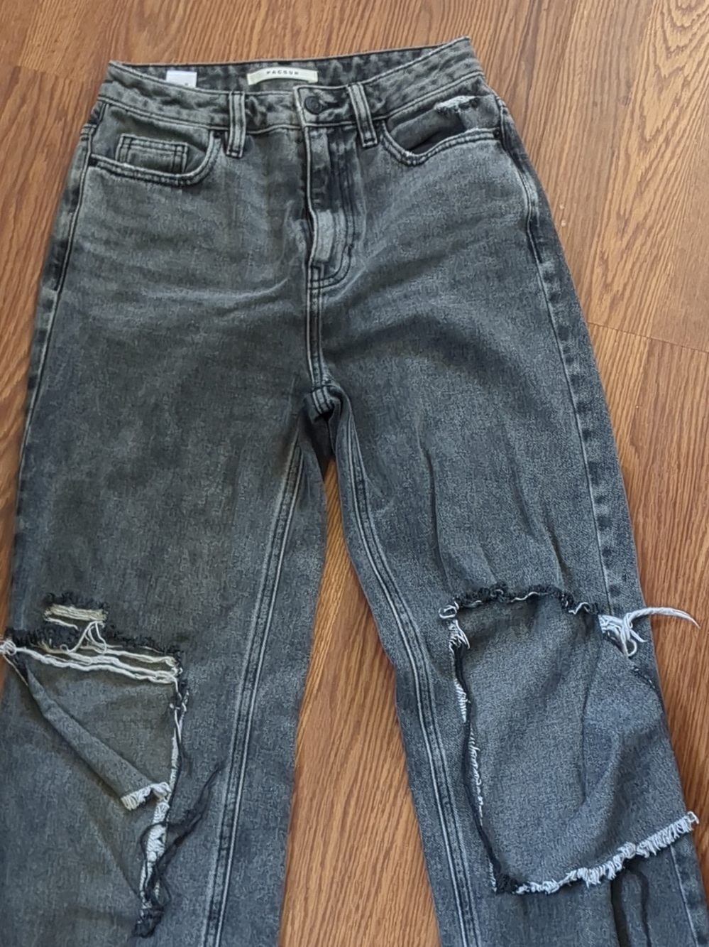 PacSun Gray Washed Denim Jeans